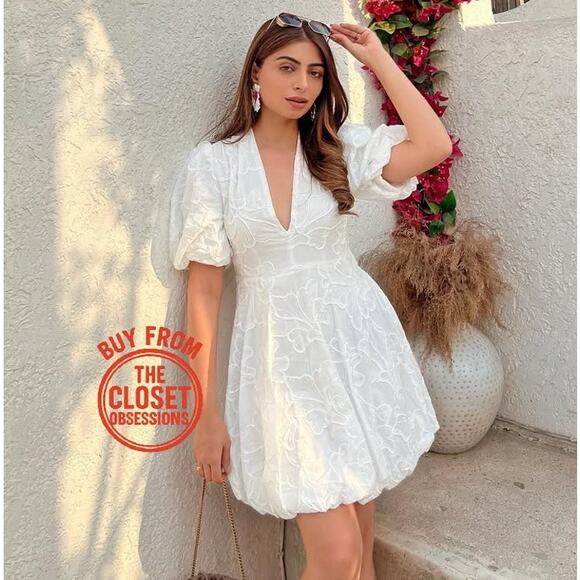 RARE!!! ZARA Blogger Fave Balloon Hem Mini Dress NWT ๐ค - Picture 4 of 16